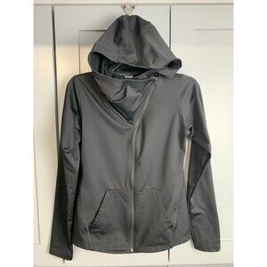New Balance Womens XS Scuba Hoodie Black Full Zip Athletic Running Hiking Yoga
